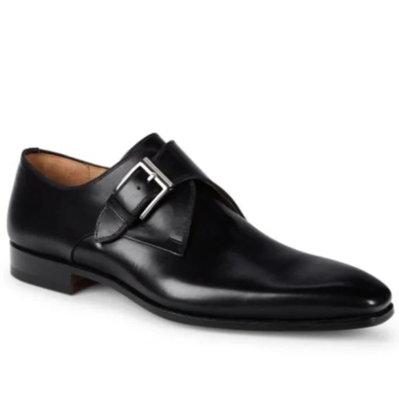Magnanni Marco Monk Strap Shoes Size 7 $435 - Picture 1 of 11